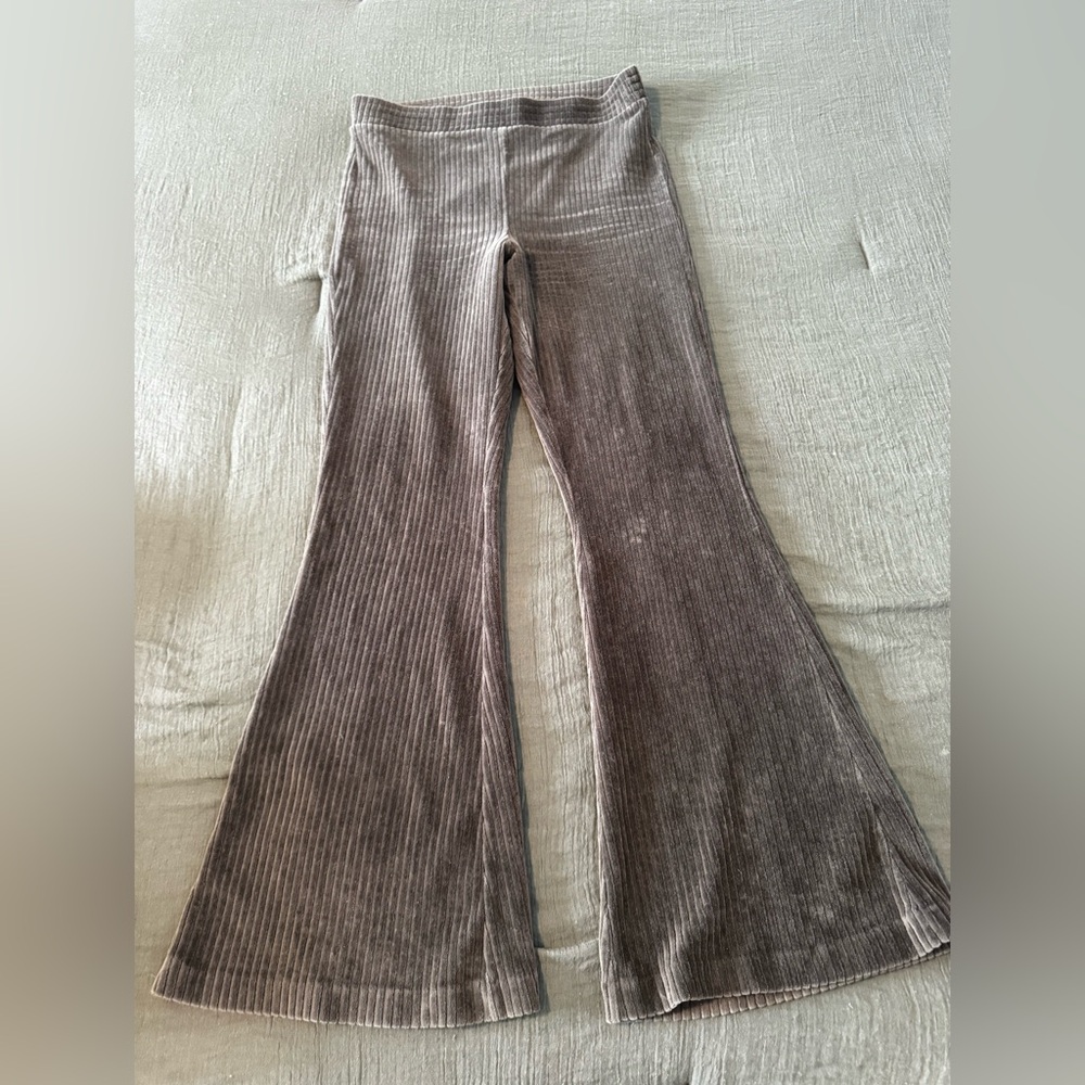 Aerie Olive Ribbed Pants